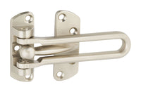 National Hardware 1.75 in. H X 6 in. L Satin Nickel Silver Zinc Die Cast Door Security Guard