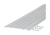 M-D Building Products  6 in. W x 72 in. L Silver  Metallic  Aluminum  Fluted Saddle Threshold