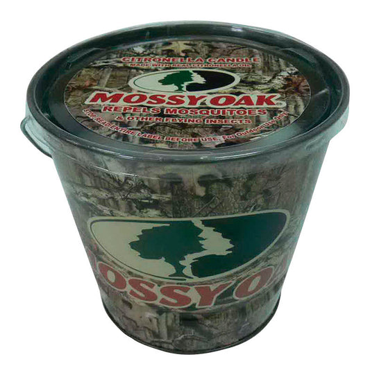 Mossy Oak Candle Bucket Candle For Mosquitoes/Other Flying Insects 16 oz. (Pack of 6)