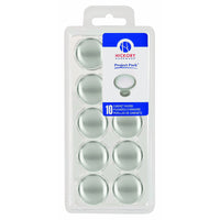 Hickory Hardware VP14255-SN 1-1/8" Round Satin Nickel Conquest Cabinet Knob 10 Count