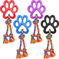 Multipet Tpr Paw Print Rope Tug