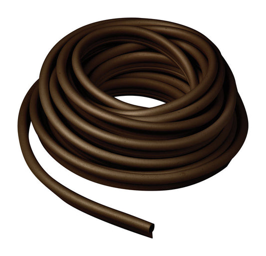 Frost King Brown Vinyl Tubular Gasket Weatherstrip for Doors and Windows 17 L ft. x 1/2 W in.