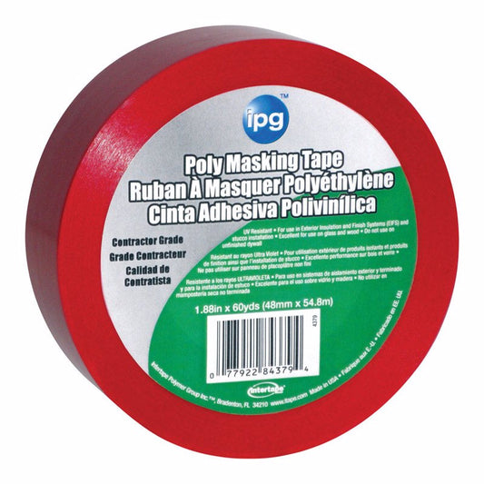 IPG Stucco 1.88 in. W X 60 yd L Red Masking Tape
