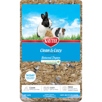 Kaytee Clean & Cozy Extreme Odor Small Pet Bedding 40L Natural Paper High Absorbency Low Dust Cage Lining for Small Animals