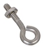 National Hardware 3/16 in. S X 1-1/2 in. L Stainless Steel Eyebolt Nut Included (Pack of 10).