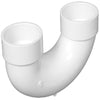 Charlotte Pipe Schedule 40 2 in. Hub X 2 in. D Hub PVC U-Bend 1 pk