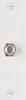 Monster Cable Just Hook It Up White 1 gang Plastic Coaxial Wall Plate 1 pk (Pack of 6)