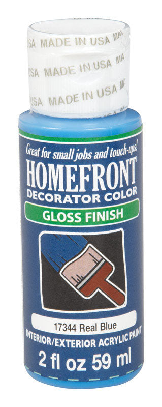 Homefront Gloss Real Blue Hobby Paint 2 oz. (Pack of 3)