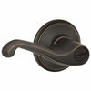 Schlage Flair Aged Bronze Entry Lockset Left and Right Handed Compatible
