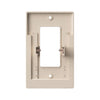 Westek LumiCover Almond 1 gang Plastic Rocker Nightlight Wall Plate 1 pk