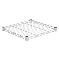 Honey Can Do 1 in. H x 18 in. W x 18 in. D Silver Steel Shelf