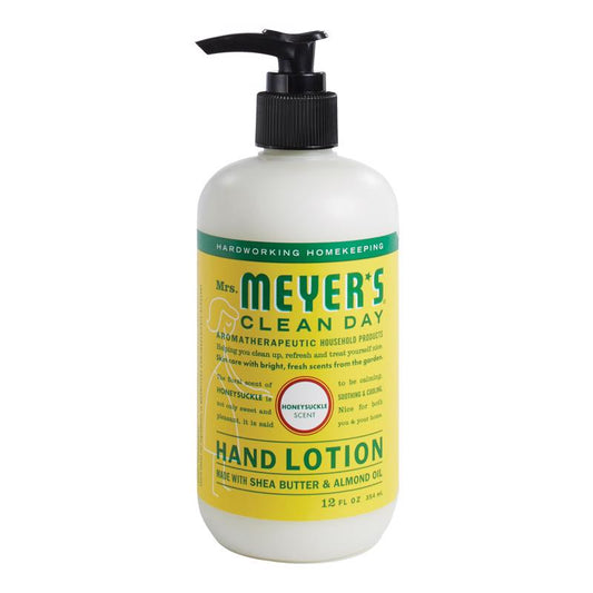 Mrs. Meyer's Clean Day Honeysuckle Scent Hand Lotion 12 oz (Pack of 6)