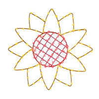 Celebrations Sunflower Silhouette Window Decor Metal 1 pk