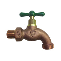 Arrowhead 1/2 in. MIP X 3/4 in. MHT Brass Hose Bibb - Deal of The Week