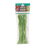 Panacea Green Coated Wire Ties