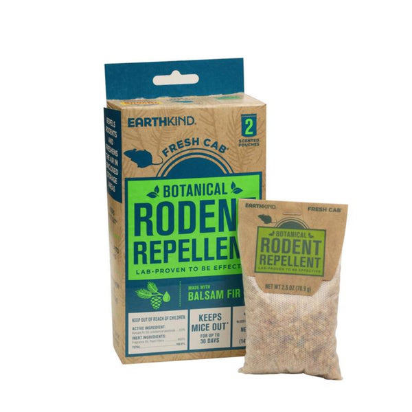 Bolsas repelentes de roedores Fresh Cab para ratones y ratas, 5 oz, paquete de 2