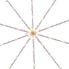 Celebrations LED Warm White Star Silhouette 15 in. Hanging Decor