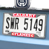 Chrome Metal License Plate Frame, 6.25in x 12.25in