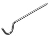 Kenney Chrome Silver Curtain Rod Support Hook 2 in. L