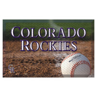MLB - Colorado Rockies Rubber Scraper Door Mat