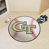 Georgia Tech Baseball Rug - 27in. Diameter