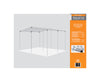 AHC Silver Water-Resistant Heavy Duty Steel Frame & Polyethylene Canopy Tarp 20 x 20 ft.