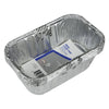 Home Plus Durable Foil 3-3/16 in. W x 5-5/8 in. L Mini Loaf Pan Silver 5 pk (Pack of 12)