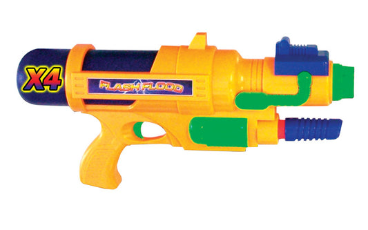 Water Sports FlashFlood X4 Plastic Assorted Water Gun 17 in. L