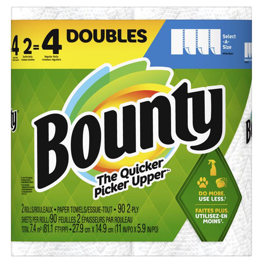 Bounty Select-A-Size Paper Towels 98 sheet 2 ply 2 pk (Pack of 6)