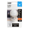 Feit LED Specialty S11 E26 (Medium) LED Bulb Soft White 7.5 Watt Equivalence 1 pk