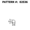 Alexandria Moulding Round Ramin Hardwood Dowel 3/16 in. Dia. x 48 in. L Black (Pack of 25)