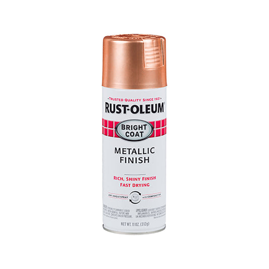 Rust-Oleum Bright Coat Gloss Copper Spray Paint 11 oz. (Pack of 6)