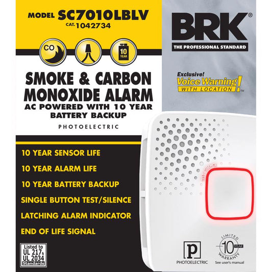First Alert Hard-Wired Electrochemical/Photoelectric Smoke and Carbon Monoxide Detector