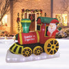 A Holiday Company LED Santa's Express Train 11 ft. Inflatable (Pack of 4)