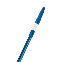 Ettore Telescoping 3 ft. L X 1.22 in. D Aluminum Extension Pole Blue
