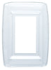 Westinghouse Clear Plastic Rectangle Wall Plate 1 gang