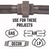 BK Products 1/2 in. FPT  x 1/2 in. Dia. FPT Black Malleable Iron Union