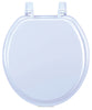 Mayfair Round White Molded Wood Toilet Seat
