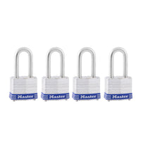 Master Lock 1-9/16 in. W Steel Pin Tumbler Exterior Padlock