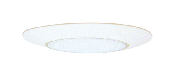 Halo Matte White 6 in. W Glass LED Shower Lens/Trim 60 W - Open Box