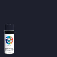 Rust-Oleum Touch n Tone Flat Black Spray Paint 10 oz. (Pack of 6)