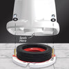 Korky Wax Free Toilet Seal Rubber and Foam For Universal