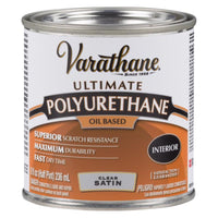 Varathane Satin Clear Oil-Based Polyurethane 0.5 pt.