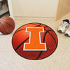 University of Illinois Basketball Rug - 27in. Diameter