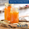 Superb Regular Mouth Canning Jar 32 oz 12 pk