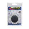 Magnet Source 1.25 in. L X 2.65 in. W Black Knob Magnet 25 lb. pull 1 pc