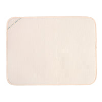 Envision Home 24 in. L X 18 in. W X 0.25 in. H Cream Microfiber Dish Drying Mat