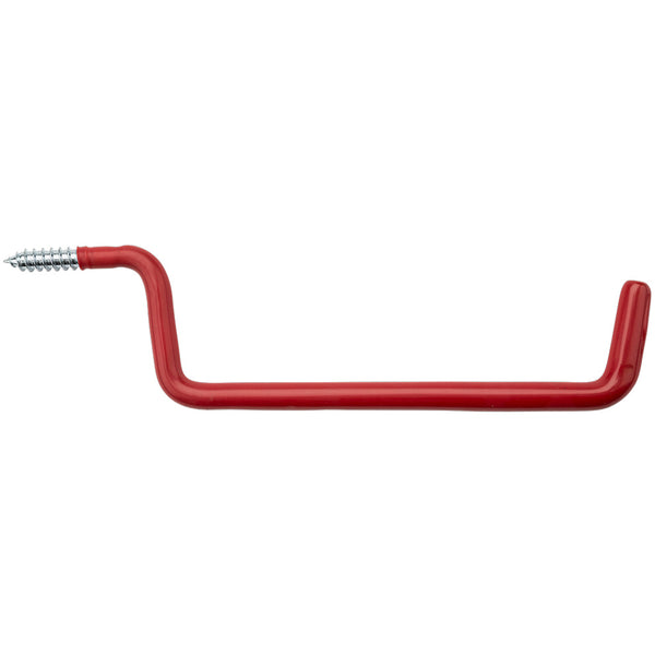 Gancho para escalera V2157 de 6 pulgadas, paquete de 2, vinilo rojo
