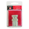 Apache Steel 1/2 in. D X 3/8 in. D Hydraulic Adapter 1 pk