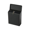 Architectural Mailboxes Townhouse Classic Galvanized Steel Wall Mount Black Mailbox - Open Box